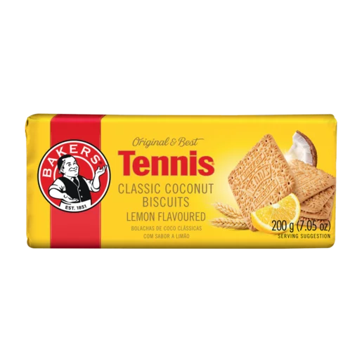 Bakers Tennis Biscuits Lemon    